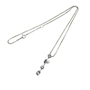 K18WG ネックレス